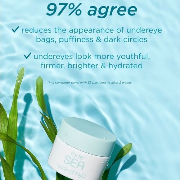 tarte SEA Wink of H2O Vegan
Collagen Eye Cream New In Box Full
Size - Picture 3 of 6